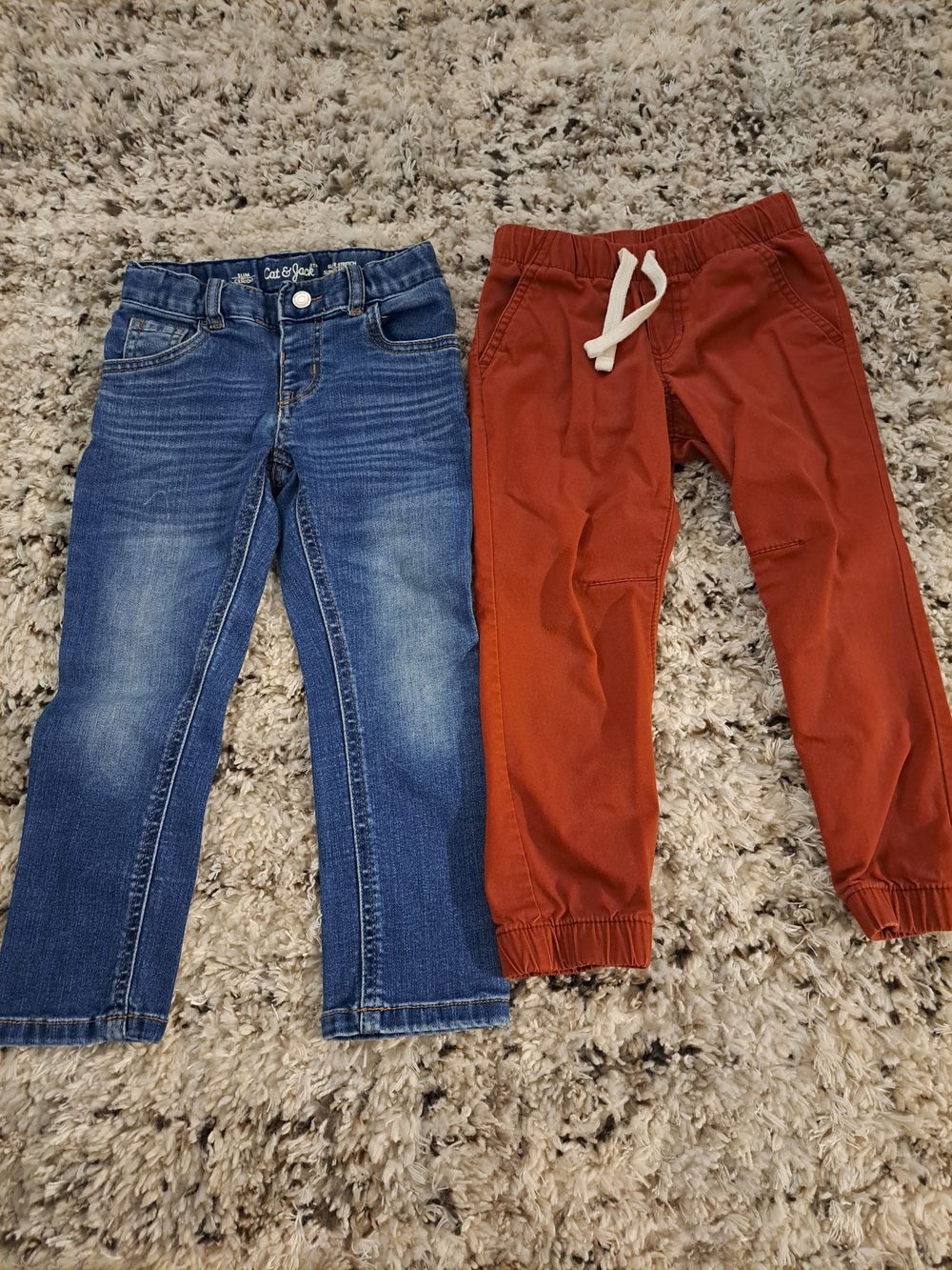 Cat & Jack Boys' Blue Denim Jeans Set of 2